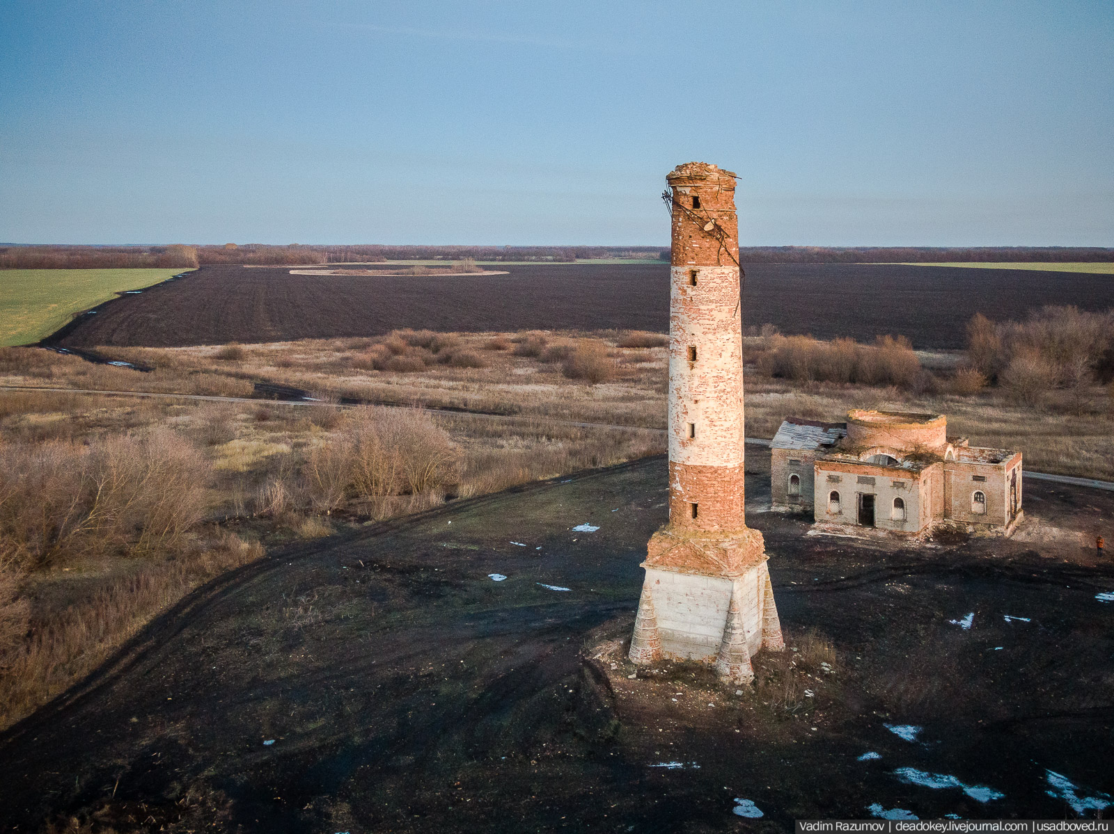 Усадьба Ивановка, колокольня-маяк, Липецкая область, Добринский район