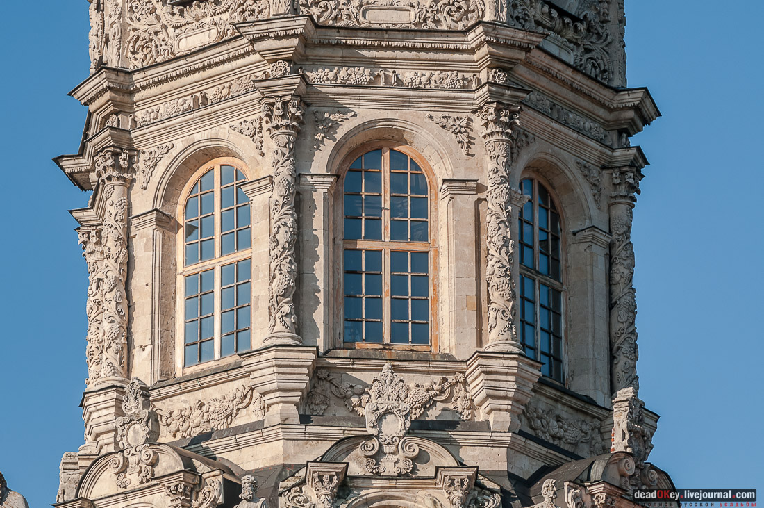 усадьба Дубровицы, Знаменская церковь с квадрокоптера