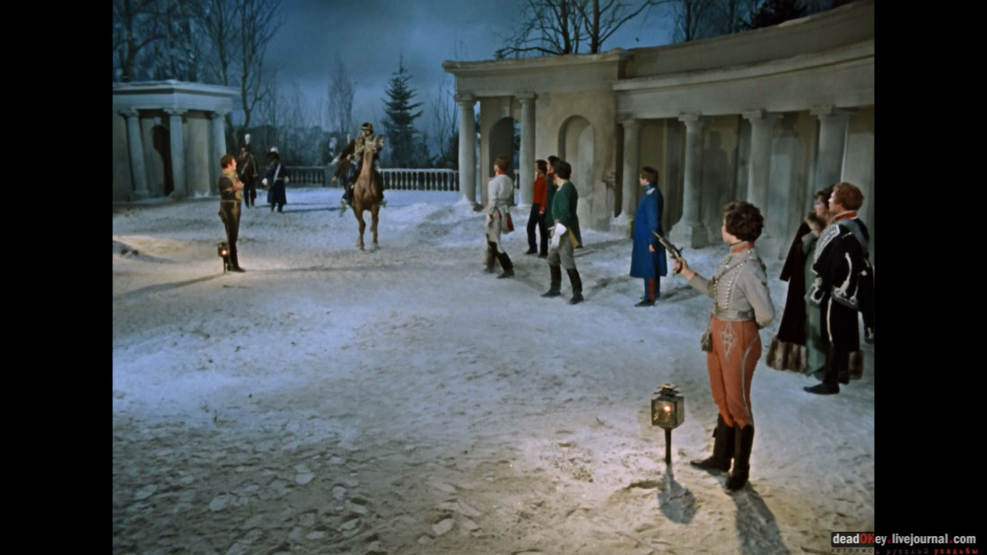 усадьба УДИНО, ОЛЬГОВО и НИКОЛЬСКОЕ-ОБОЛЬЯНИНОВО в фильме Гусарская баллада, 1962 год