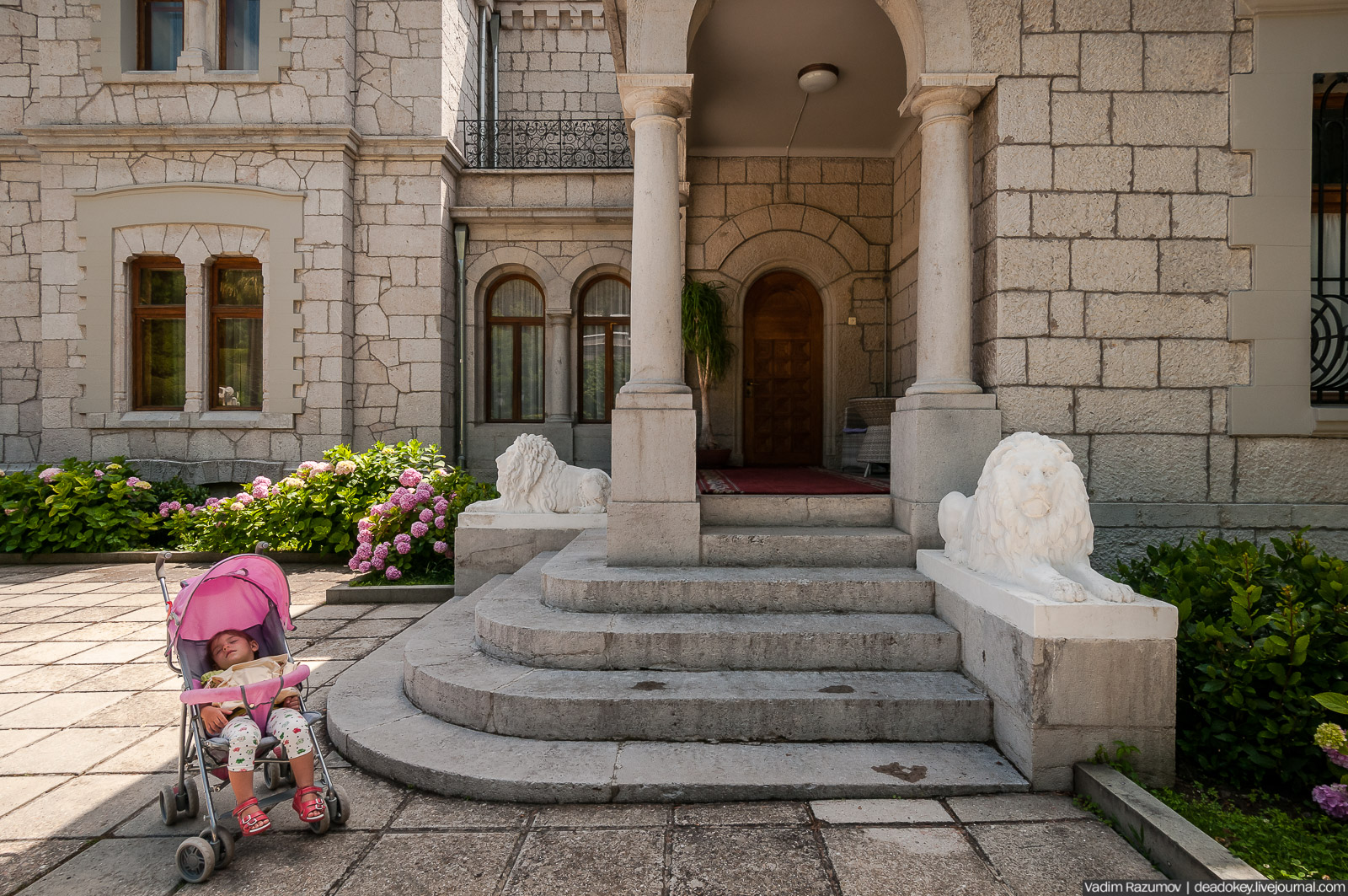 Юсуповский дворец, Крым, львы