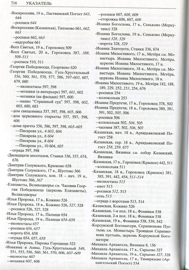 Свод памятников архитектуры и монументального искусства Владимирской области в двух томах