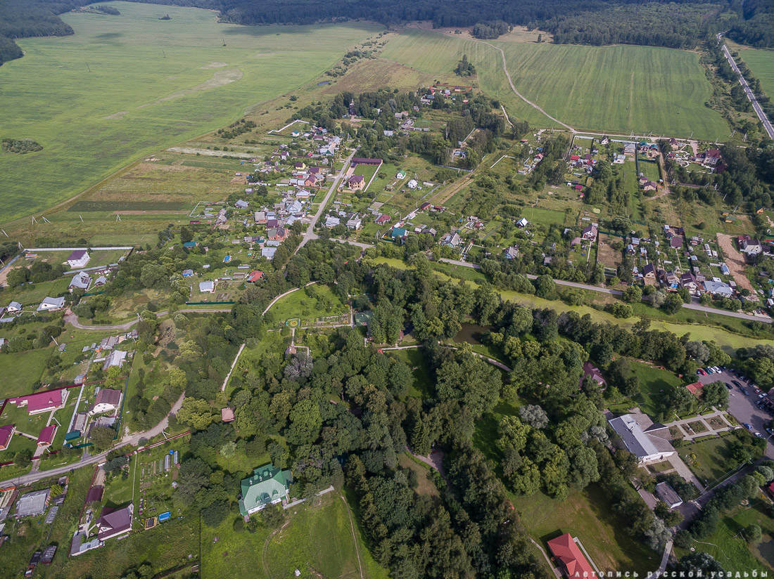 усадьба Мелихово с квадрокоптера