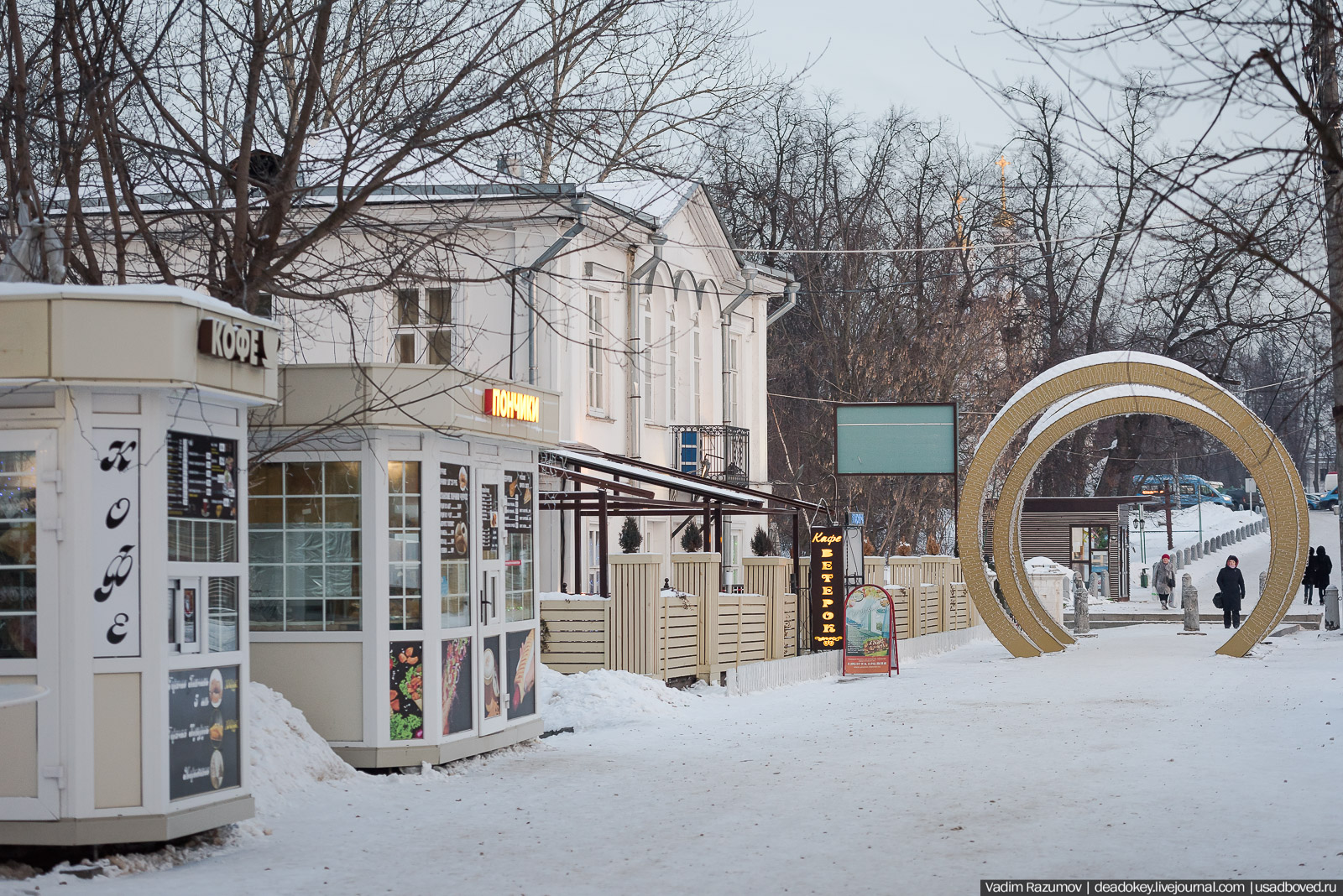 Усадьба Кузьминки, Москва, январь 2019 года
