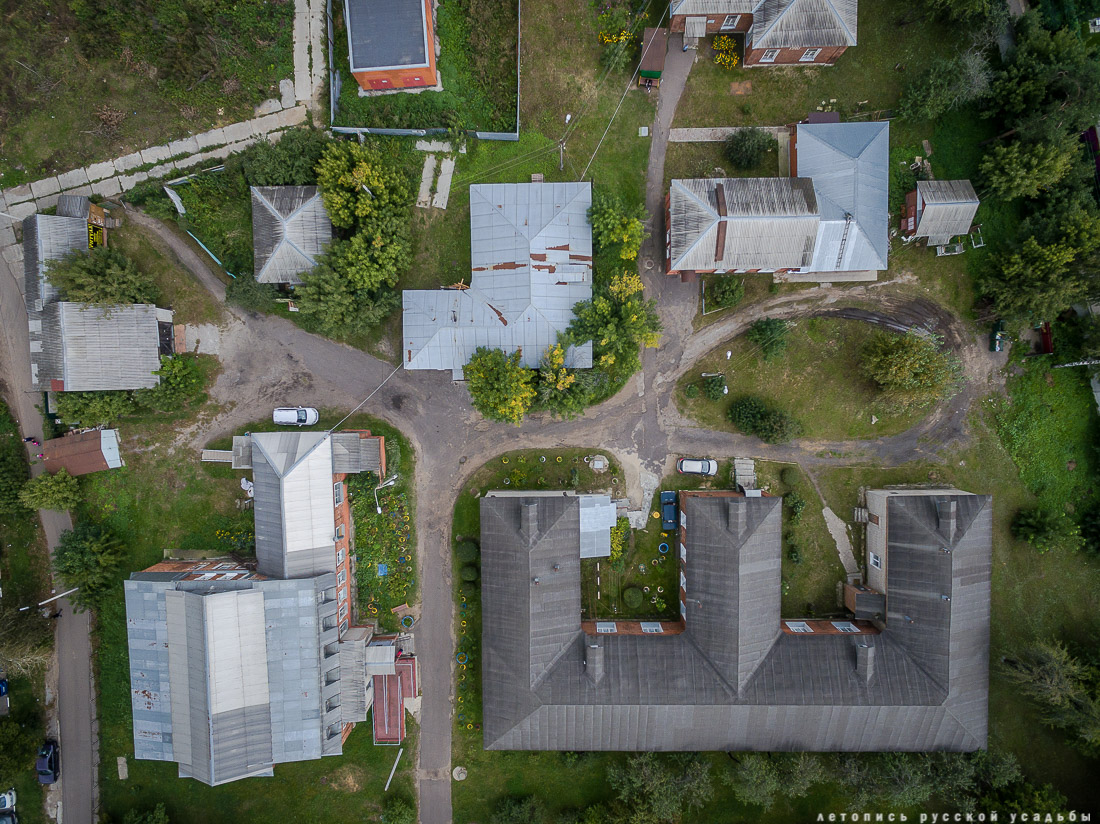 Поселок Октябрьский, фабрика Шорыгина с квадрокоптера