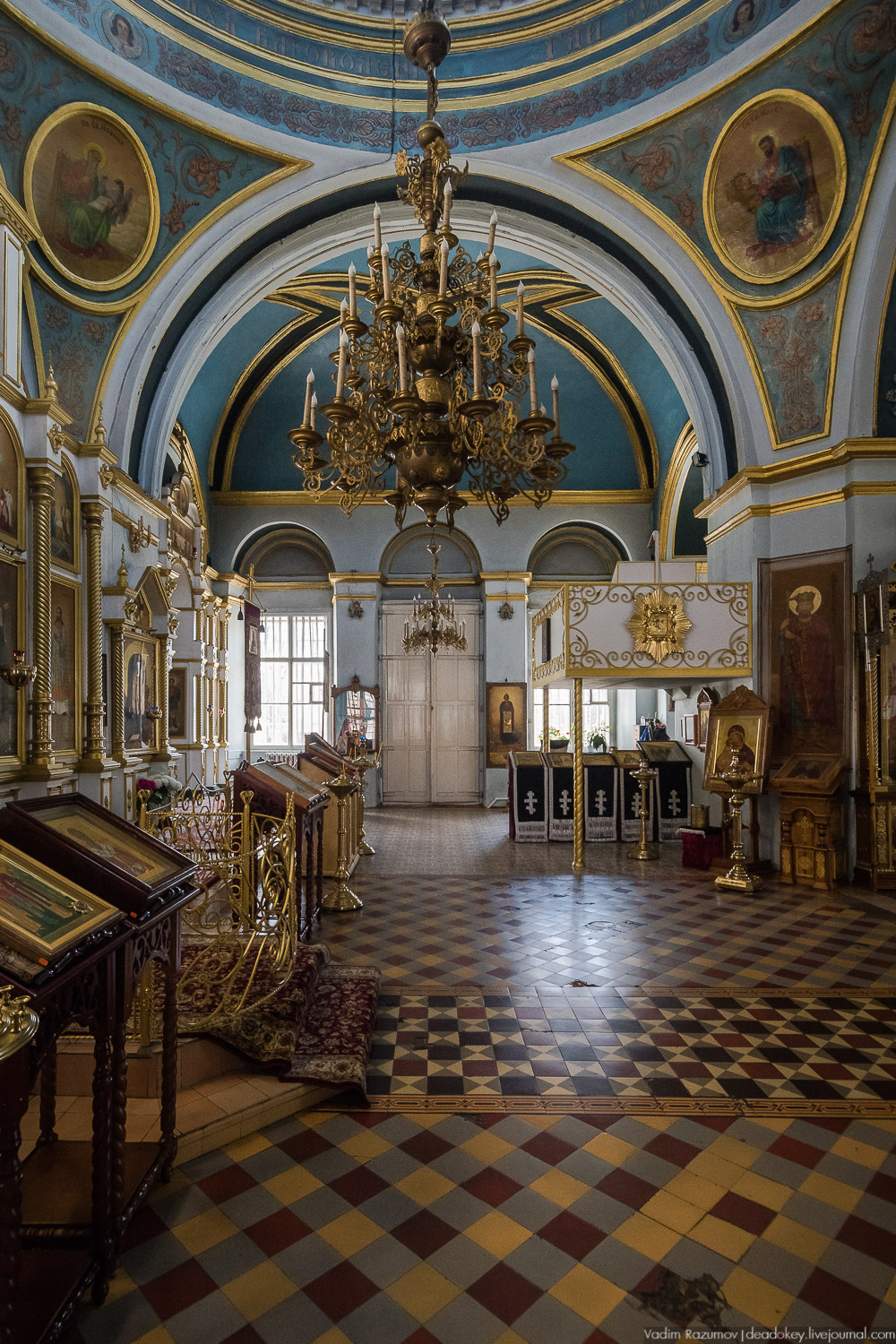 Казанский храм в Богородицке, интерьеры