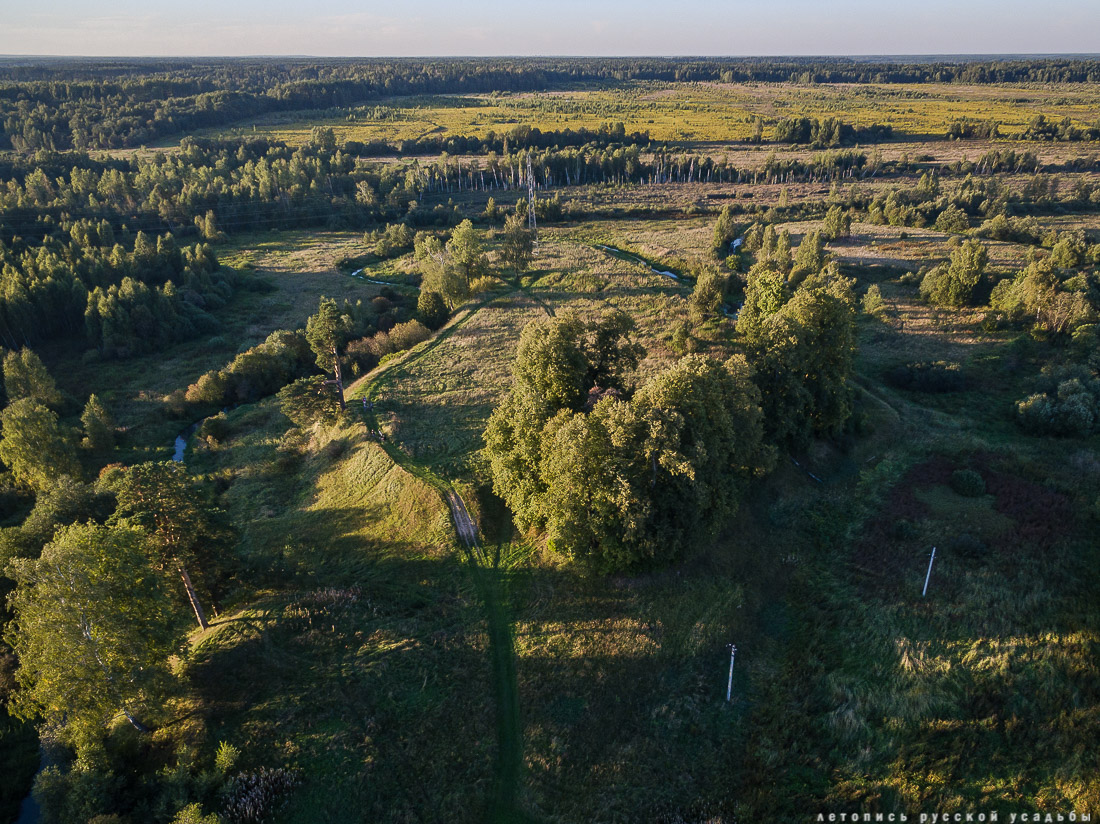 Могутовское городище, Шерна-городок, Могутово, фото с квадрокоптера
