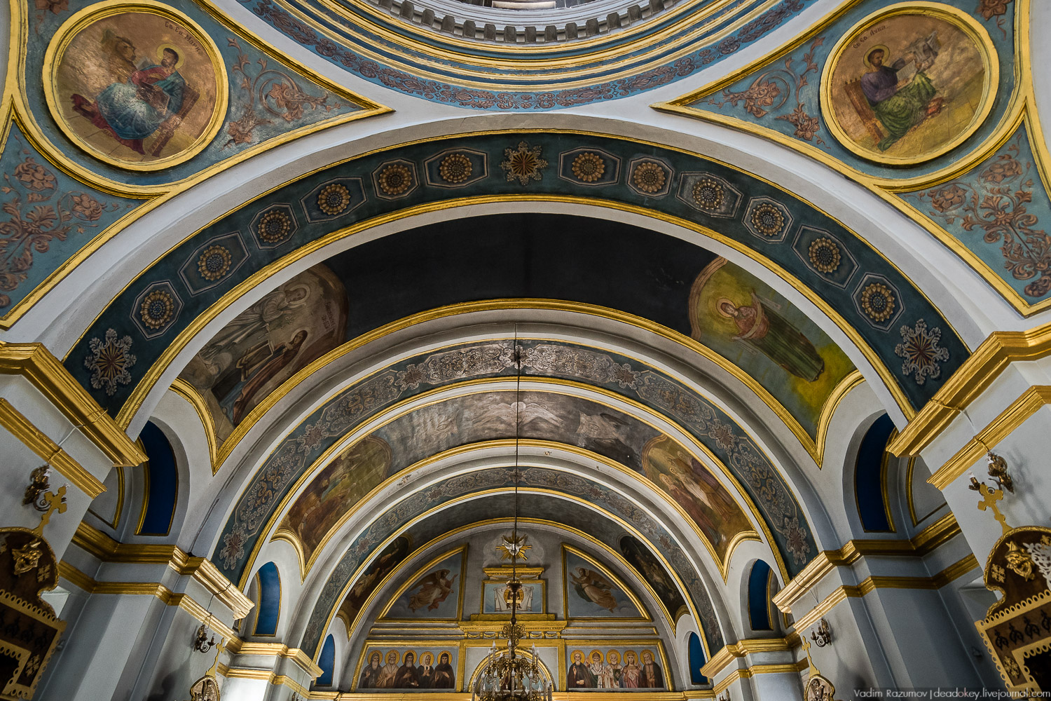 Казанский храм в Богородицке, интерьеры