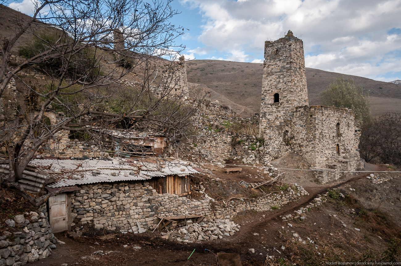 Башенный комплекс Ляжги, Ингушетия, Джейрахский район, сельское поселение Ляжги.
