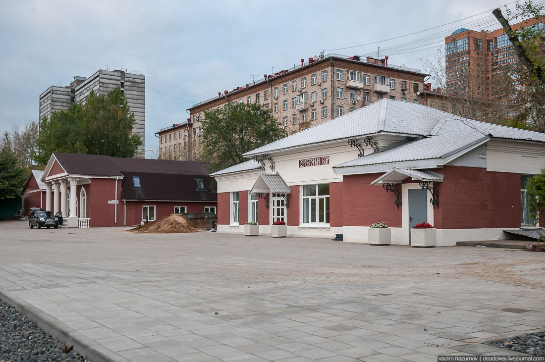 МКЖД. Станция Серебряный бор.