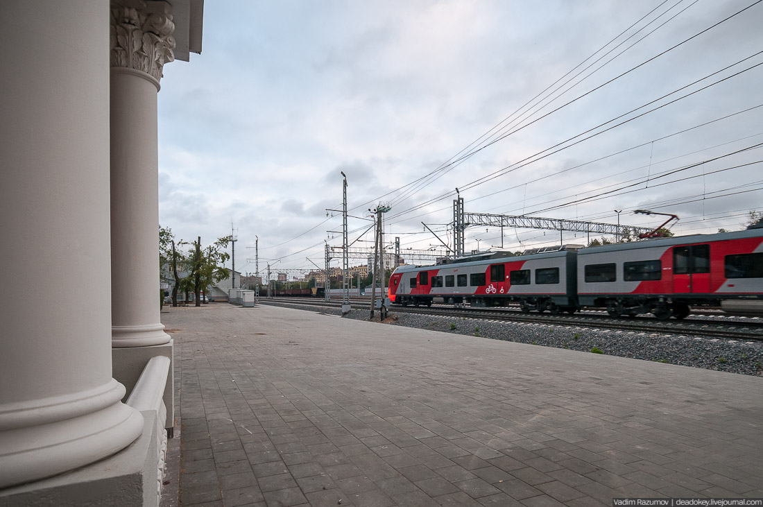 МКЖД. Станция Серебряный бор.