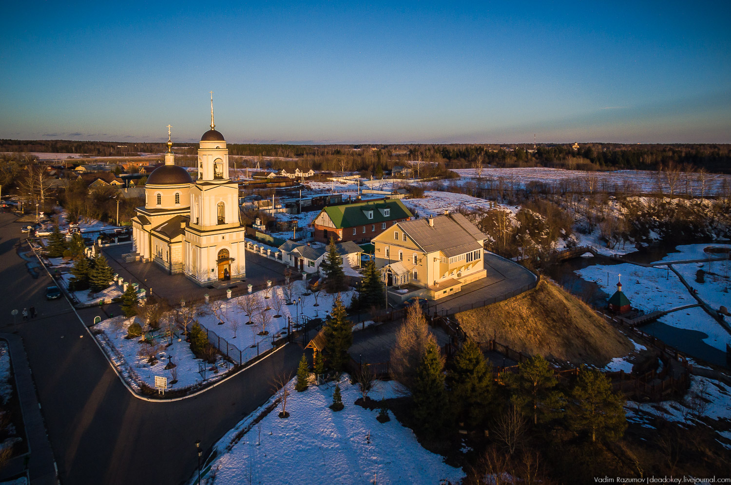 Радонеж, церковь, городище