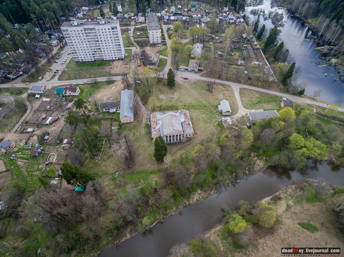 усадьба Медное-Власово с квадрокоптера
