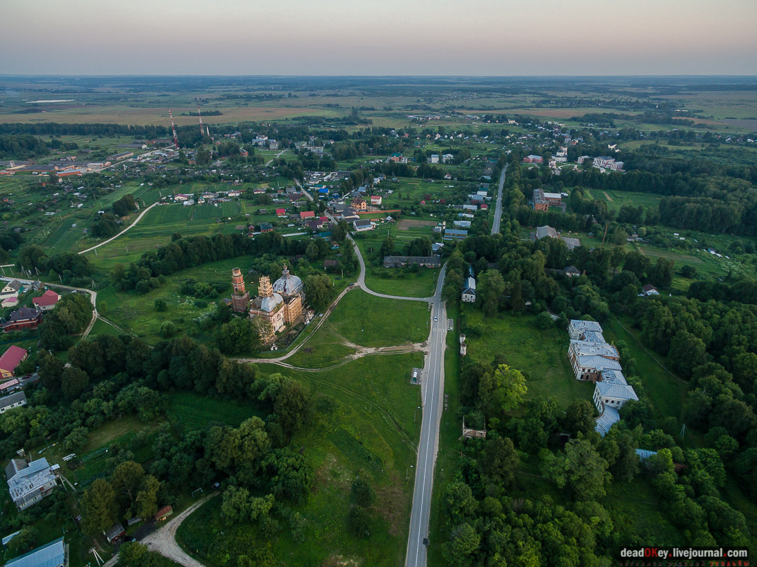 усадьба Ярополец Чернышевых с квадрокоптера