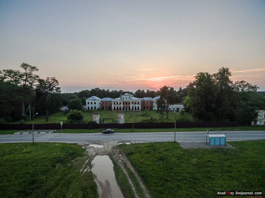 усадьба Ярополец Чернышевых с квадрокоптера