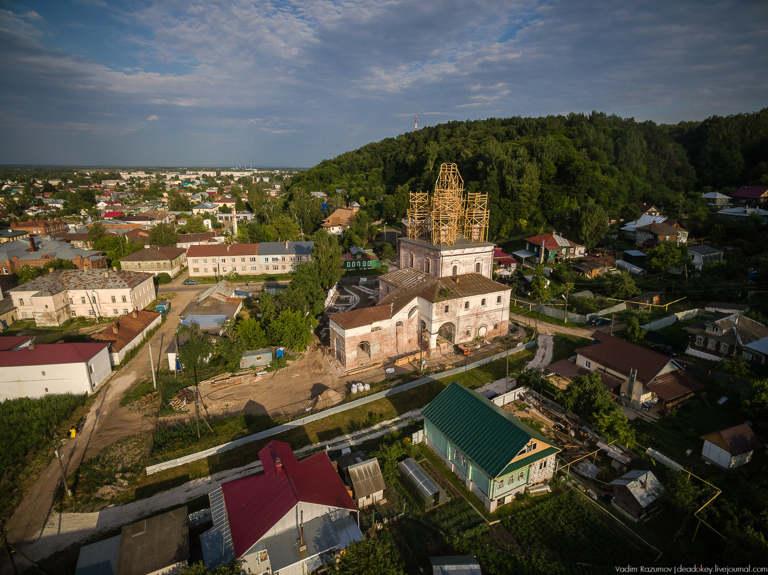 Гороховец с дрона