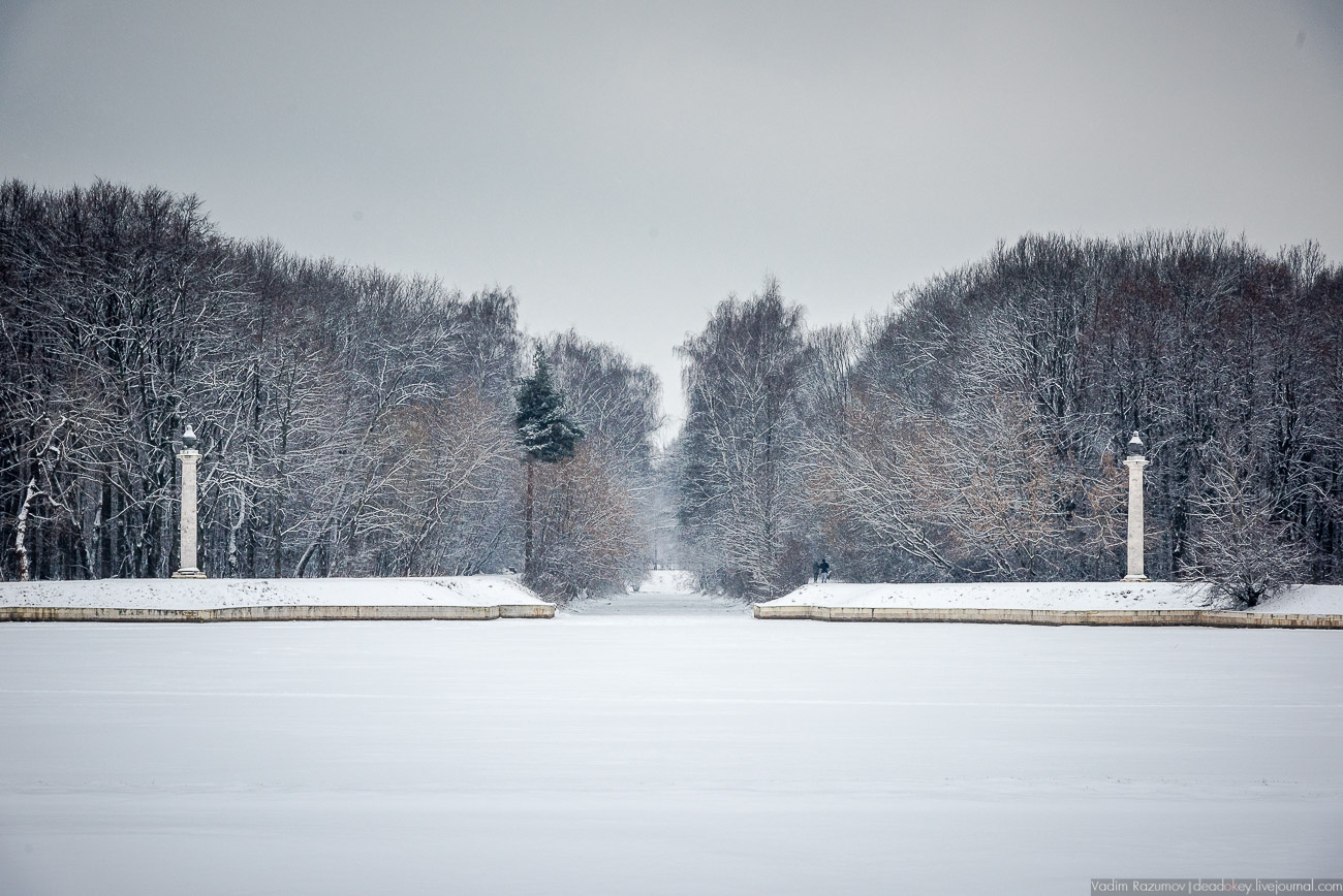 Усадьба Кусково зимой, 2018 год