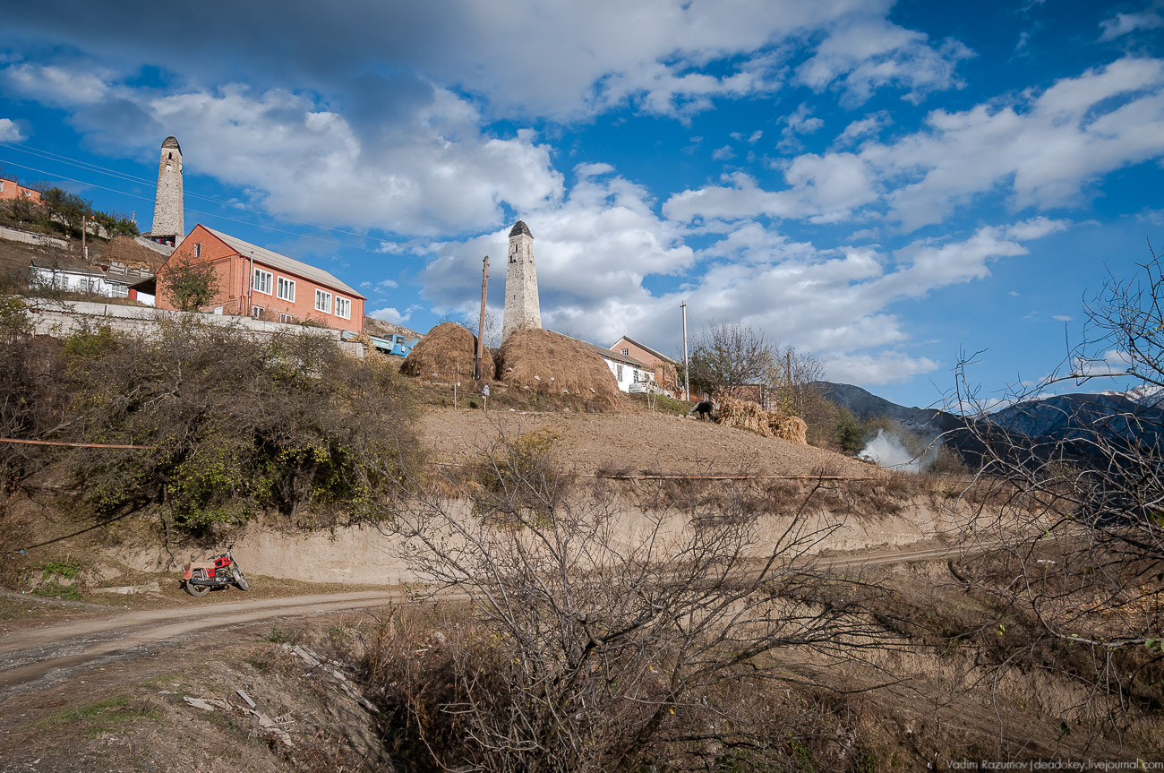Башенный комплекс Ляжги, Ингушетия, Джейрахский район, сельское поселение Ляжги.