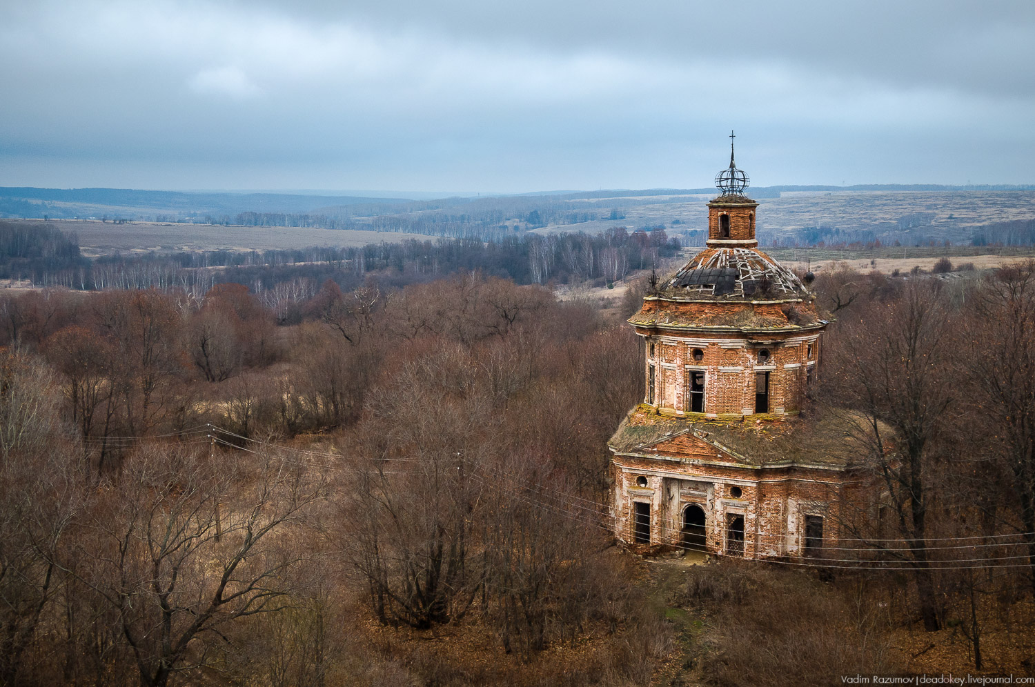 усадьба Горки, Заразы, Тульская область, церковь Михаила Архангела
