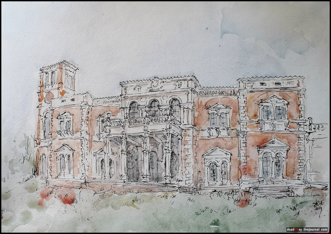 картина Усадьба Быково, автор Наиля Бутусова