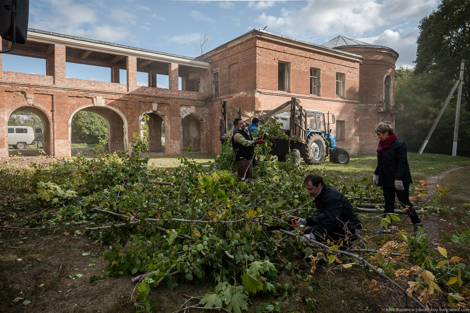 усадьба Полибино, Липецкая область, Усадебные волонтеры 21 сентября 2019 года