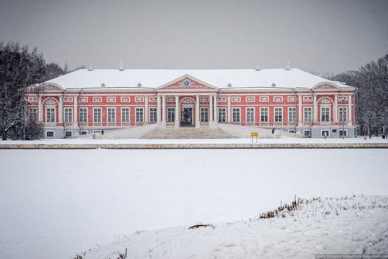 Усадьба Кусково зимой, 2018 год