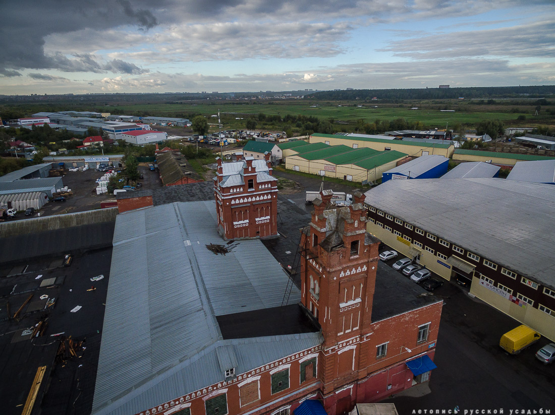 Поселок Октябрьский, фабрика Шорыгина с квадрокоптера
