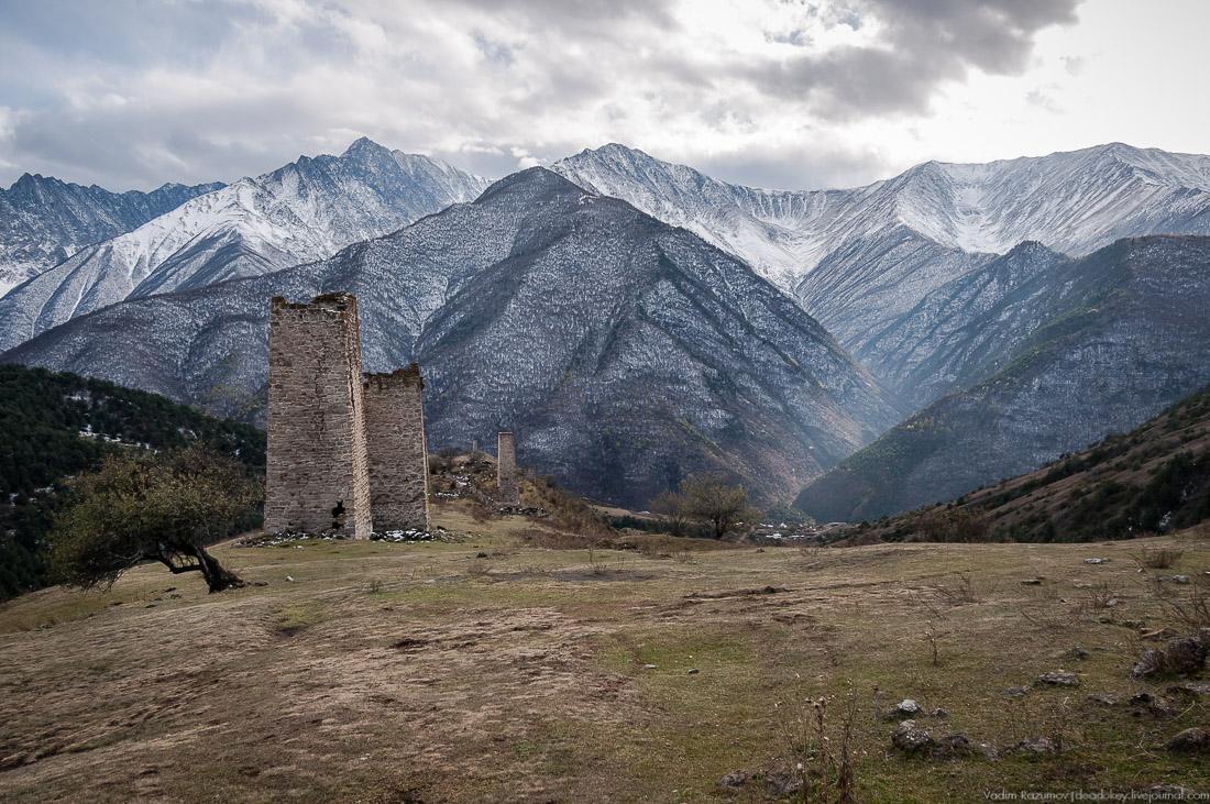 Башенный комплекс Фалхан, Ингушетия, Джейрахское ущелье.