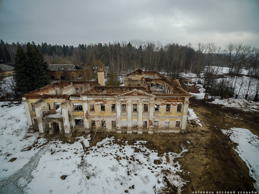 усадьба Гребнево с квадрокоптера