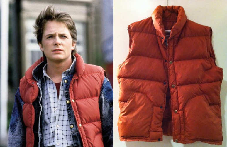 Marty McFly Class-5 puffer vest from Back to the Future