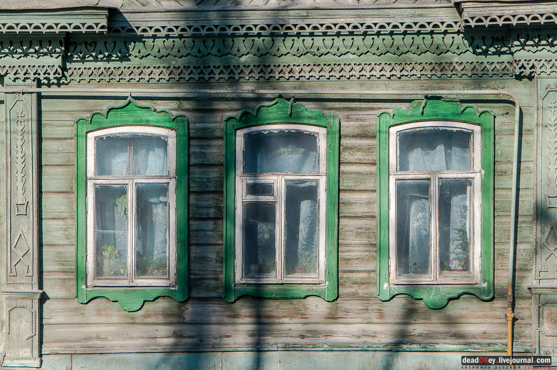 деревянные наличники Ельца, елецкий деревянный наличник