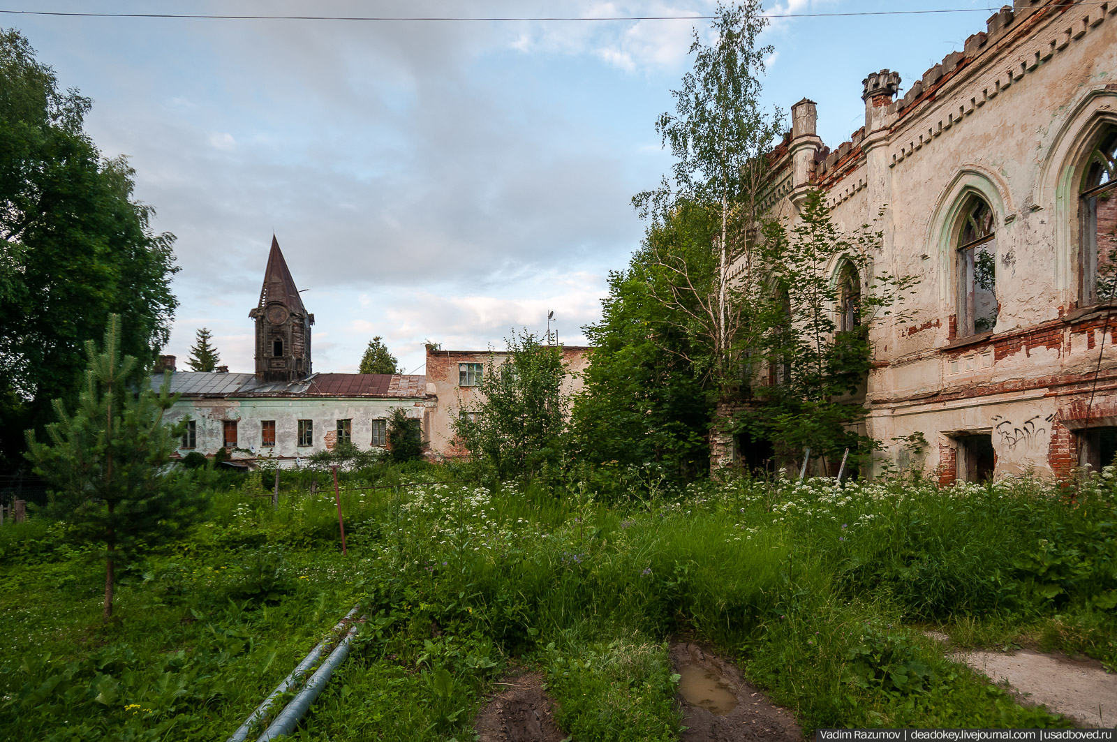 Усадьба Виноградово, Москва, башня дома Германа