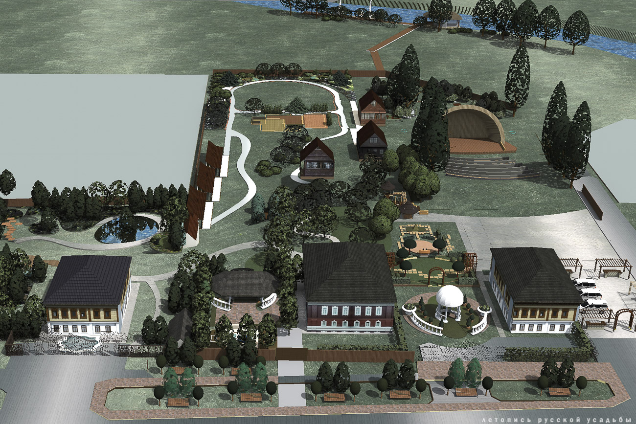 Усадьба фабриканта Думнова С.И., ЗАРЕЧЬЕ, проект развития музейного комплекса