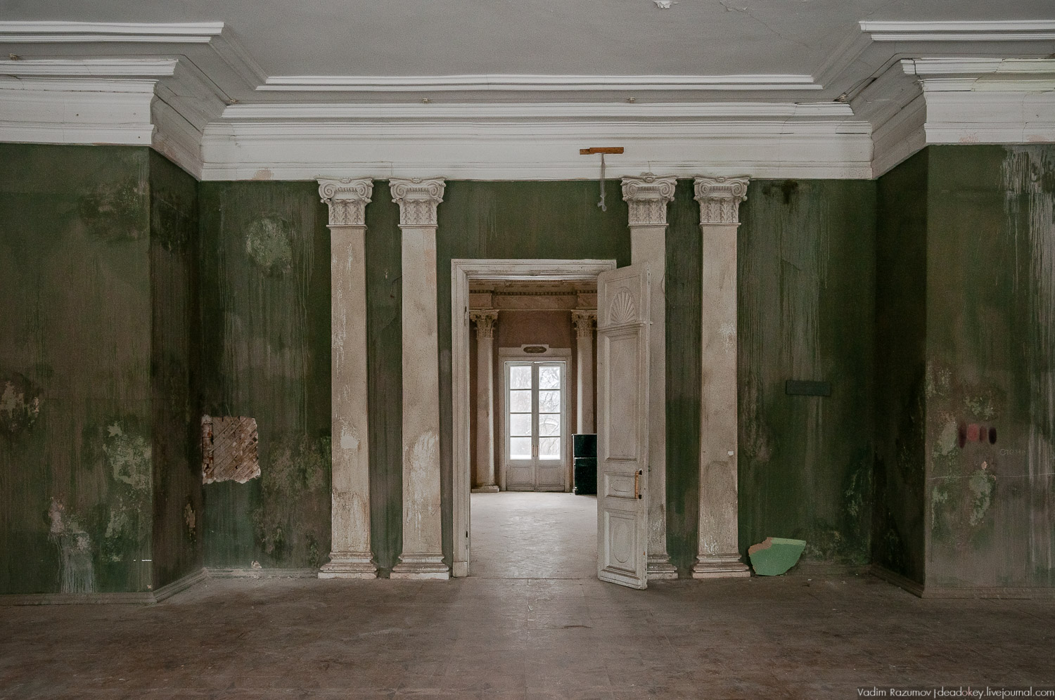 Усадьба Знаменское-Садки, интерьеры главного дома, Москва