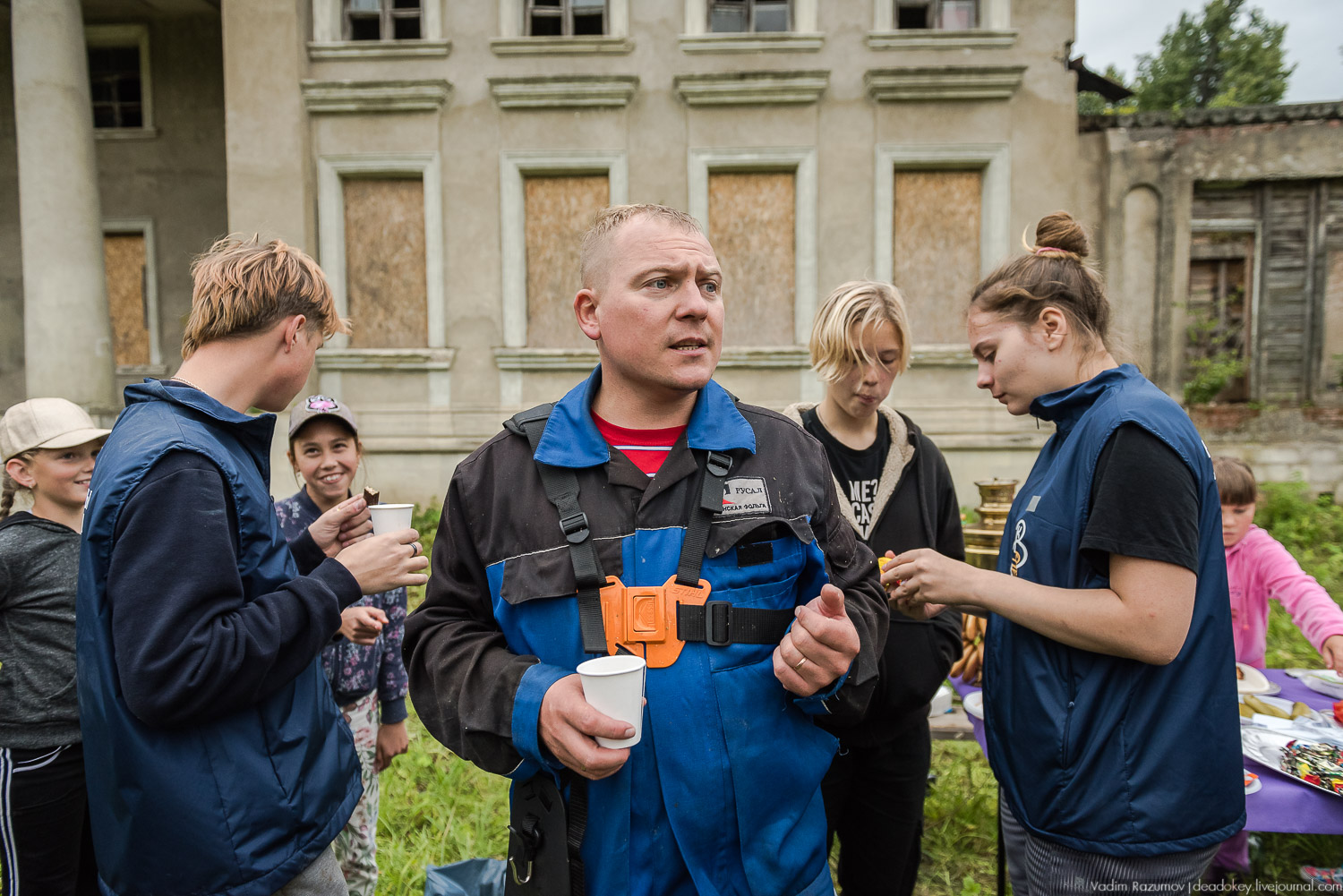 усадьба Никольское-Обольяниново, Усадебные волонтеры, субботник 17 августа 2019 года