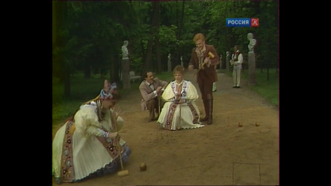 фильм Веселая вдова (1984), усадьба Архангельское, Московская область, Красногорский район.