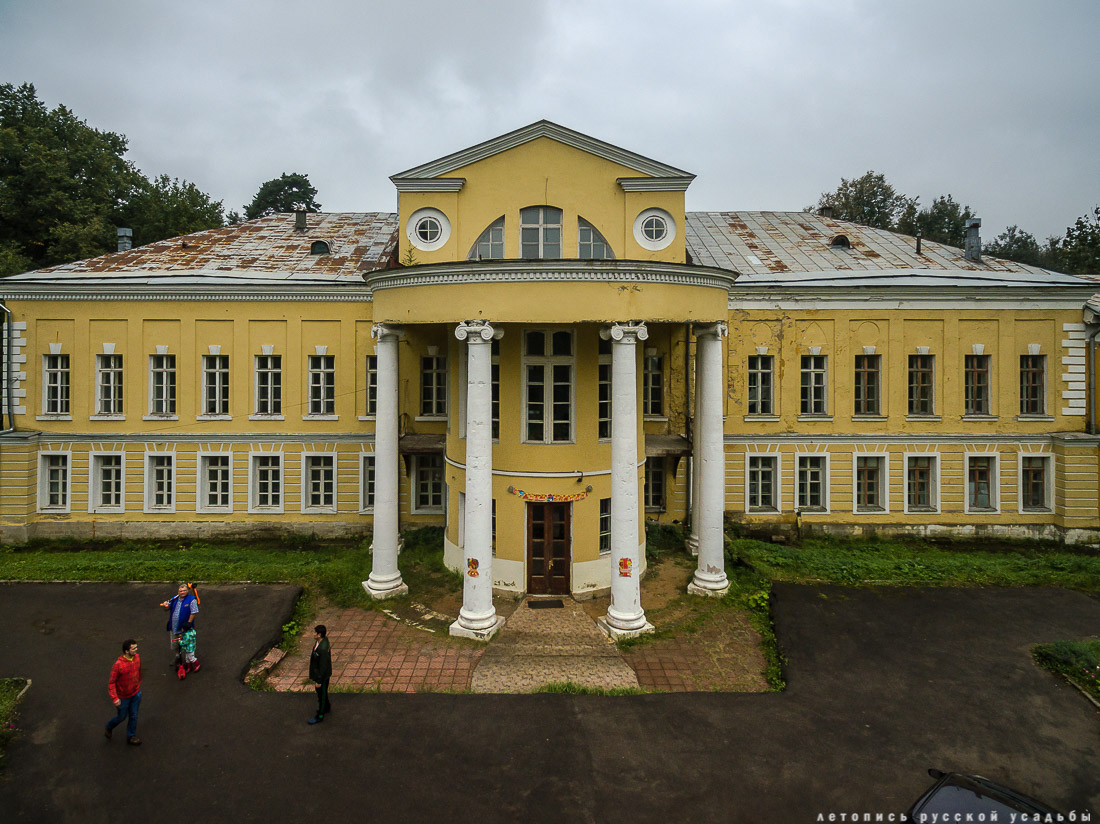 усадьба Суханово с квадрокоптера, помочь усадьбе