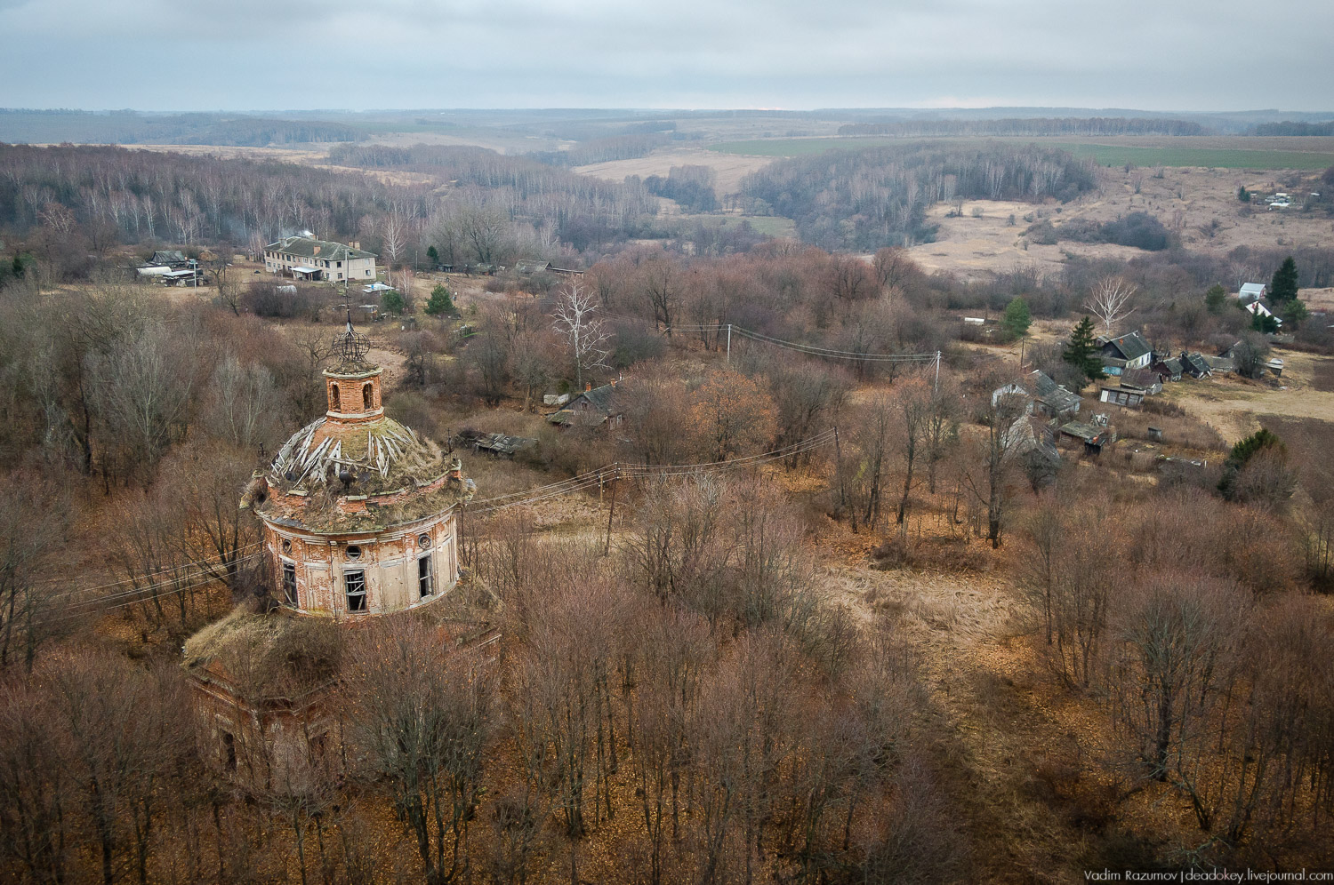 усадьба Горки, Заразы, Тульская область, церковь Михаила Архангела