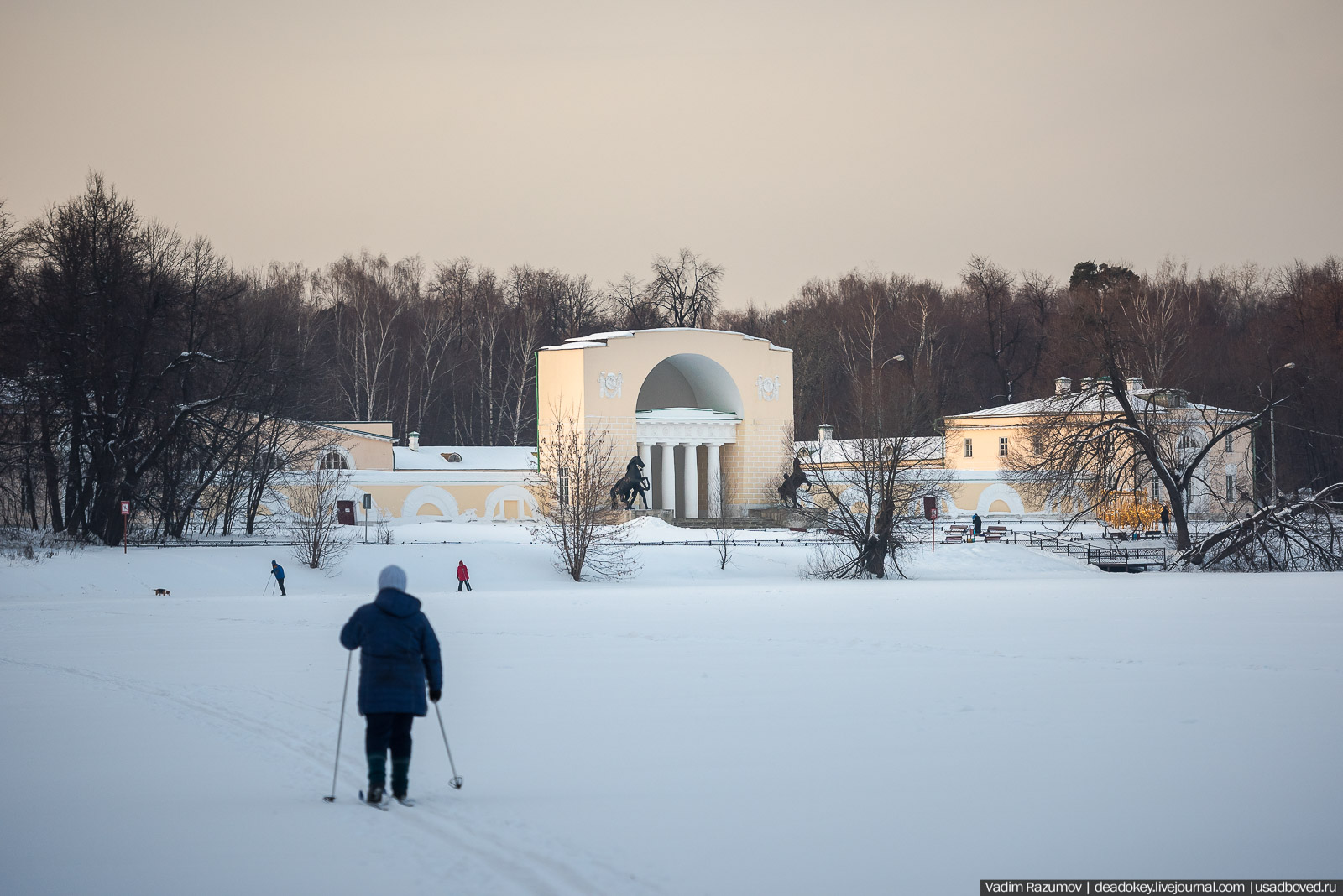 Усадьба Кузьминки, Москва, январь 2019 года