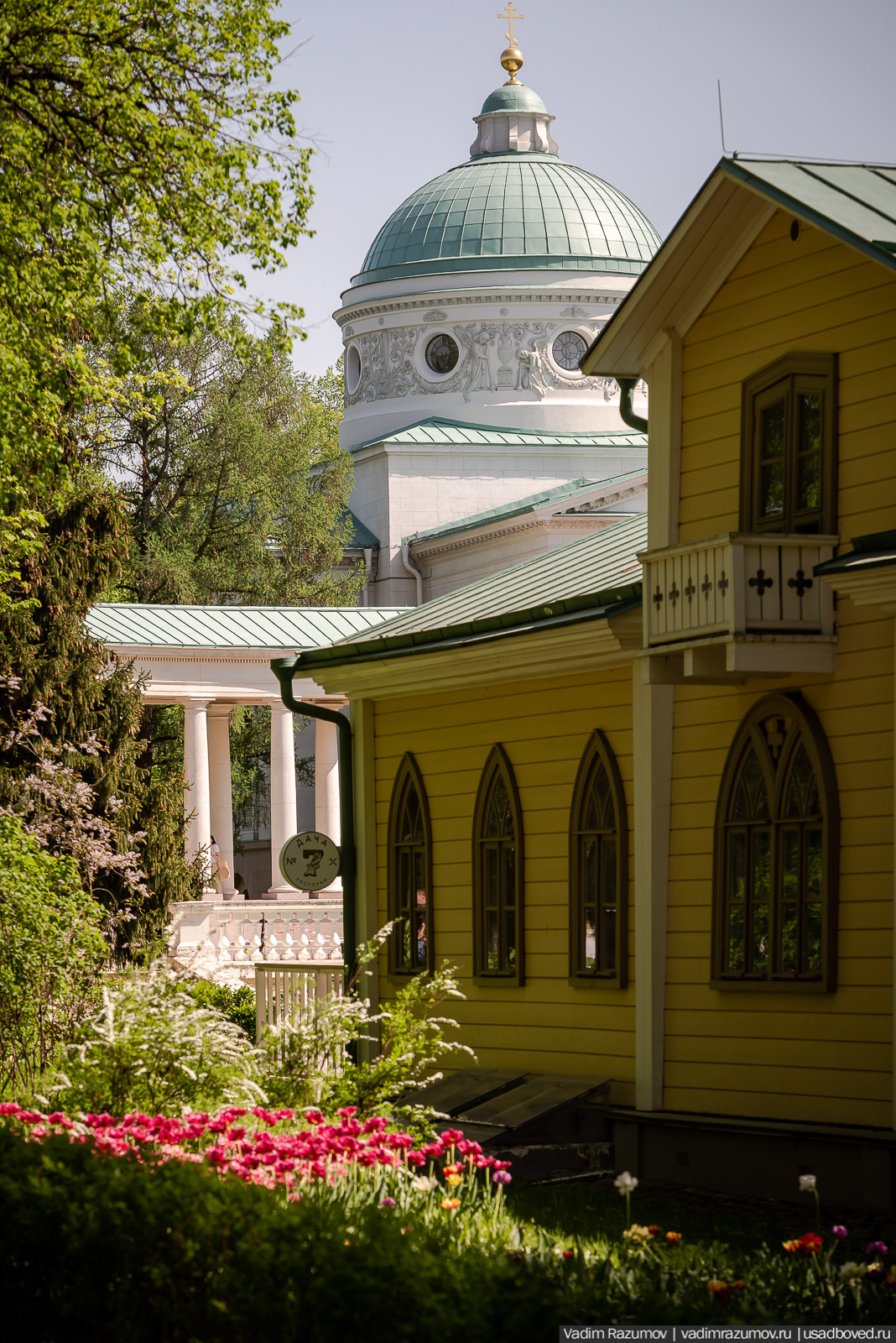 усадьба Архангельское, весна, май 2021