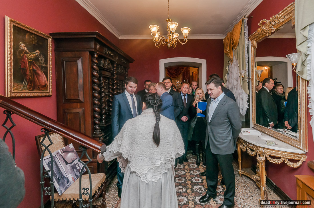 усадьба Талицы Аигиных, Пушкинский район. Приезд губернатора Московской области Андрея Юрьевича Воробьева