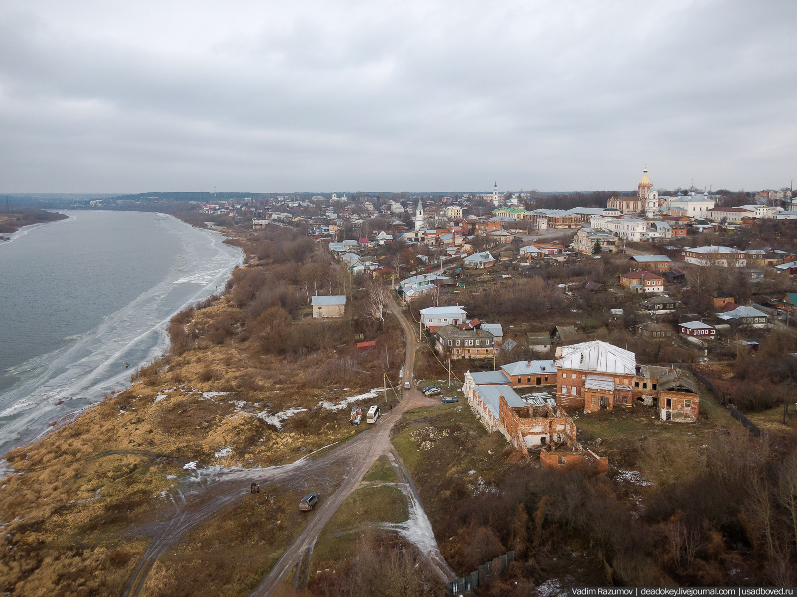Касимов с дрона, Рязанская область