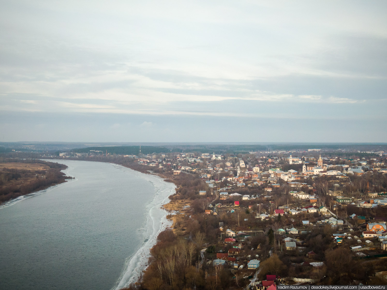 Касимов с дрона, Рязанская область