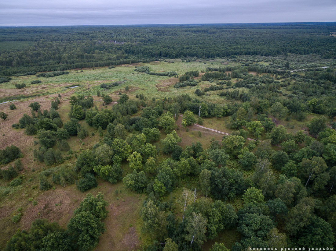 усадьба Меховицы с квадрокоптера, Ивановская область, продается усадьба, дом