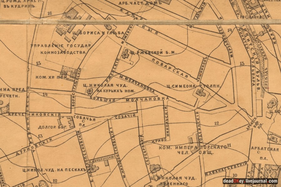 ул. Поварская д.17-19 усадьба капитана Федора Ржевского