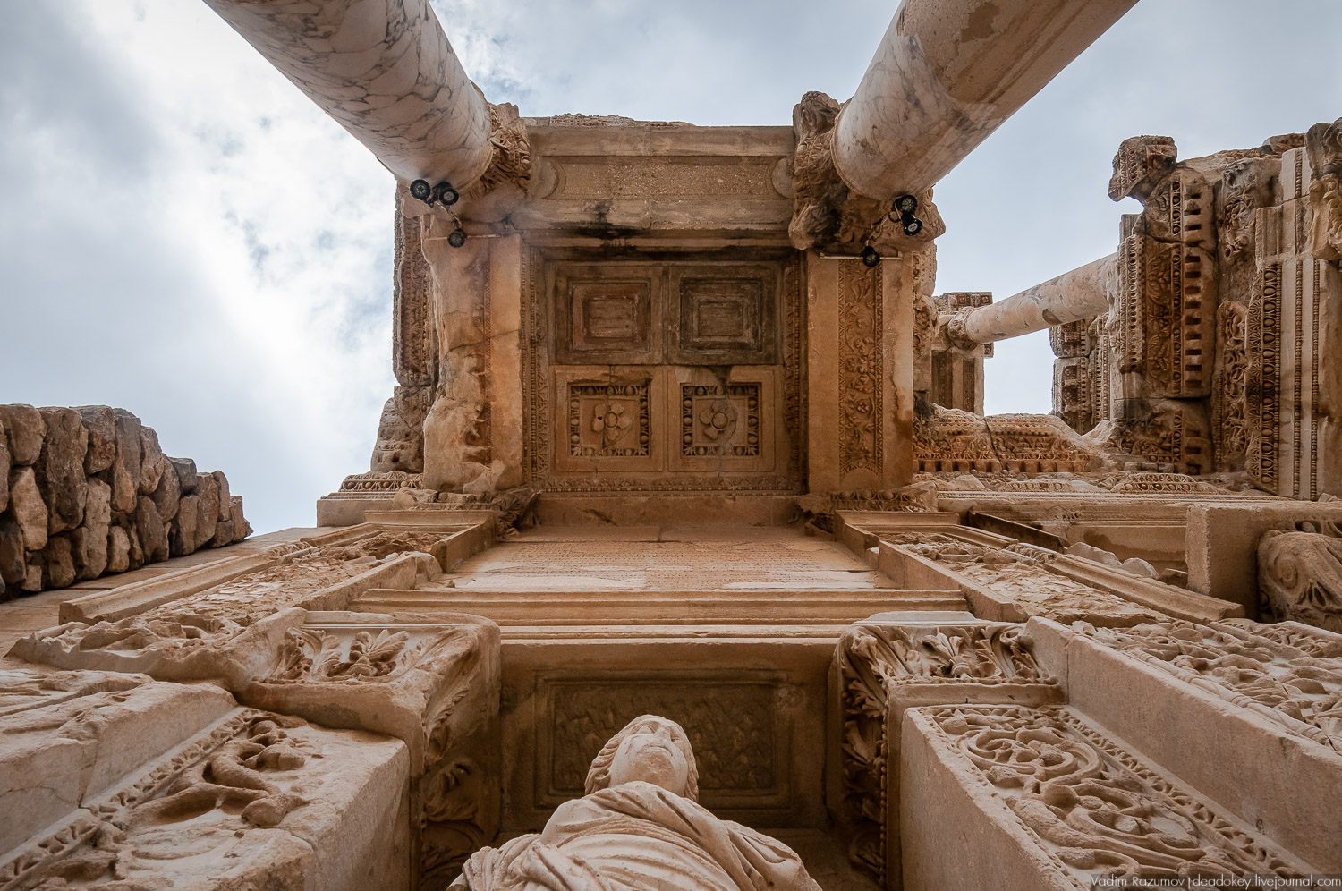 Эфес, библиотека, античные руины, Турция