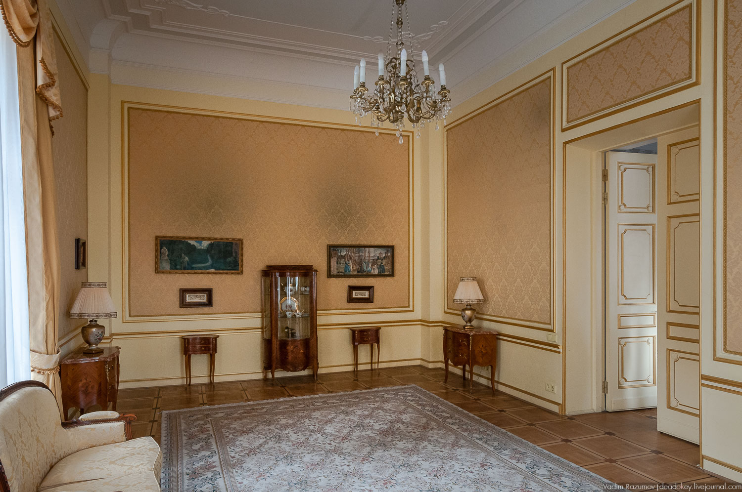 усадьба Введенское, интерьеры главного дома, Фото Вадим Разумов, Летопись Русской усадьбы