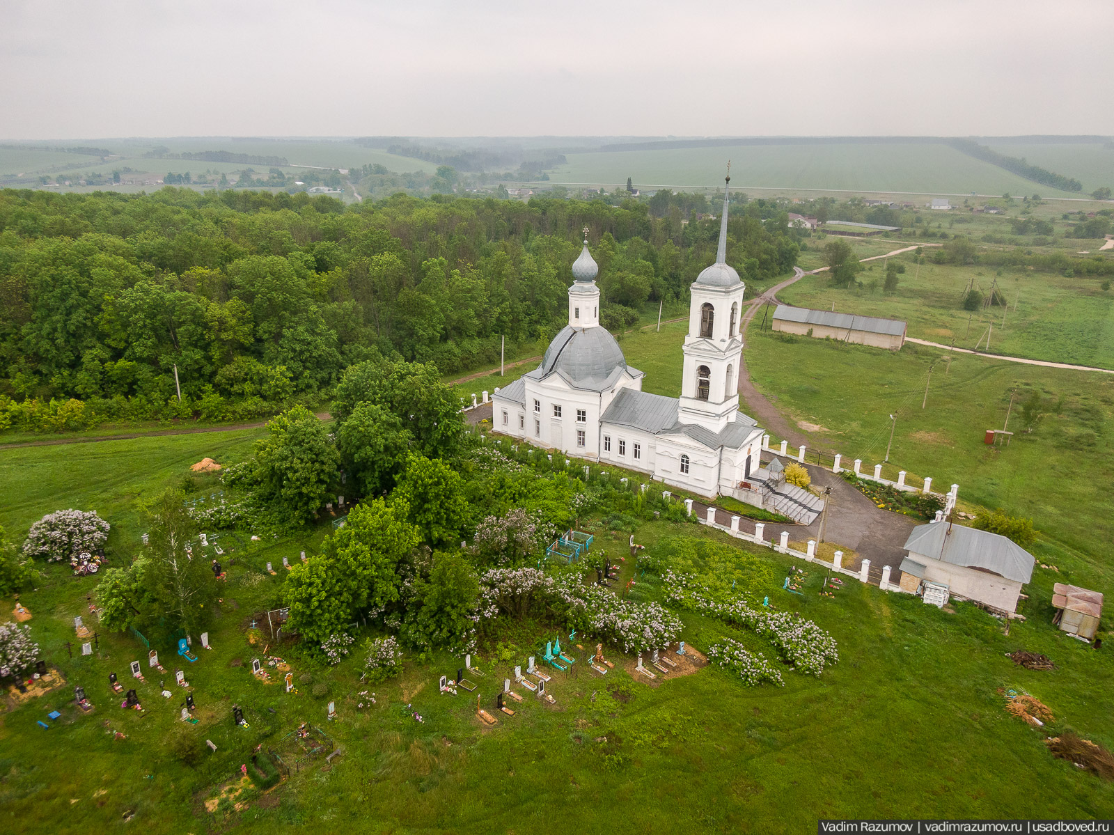 Архангельские Борки, Липецкая область, Липецкий район. Церковь Дмитрия Солунского