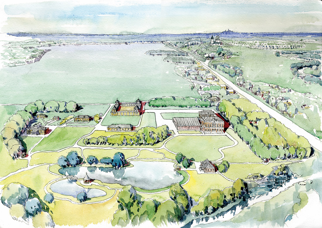 усадьба Талицы Аигиных, интерьер после реставрации, ноябрь 2014