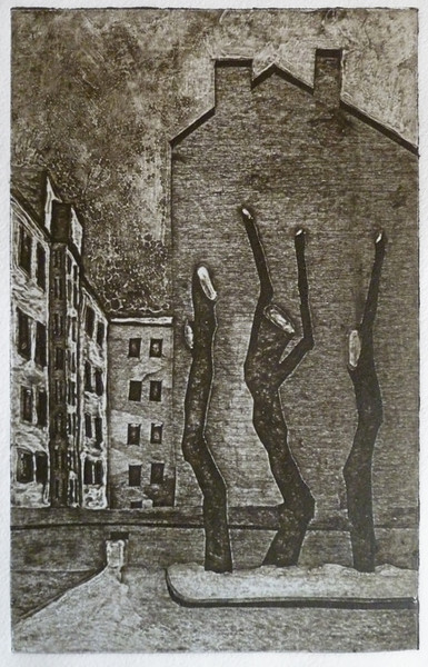 Truncated boughs. oil on canvas, 50x80 cm., 2012.