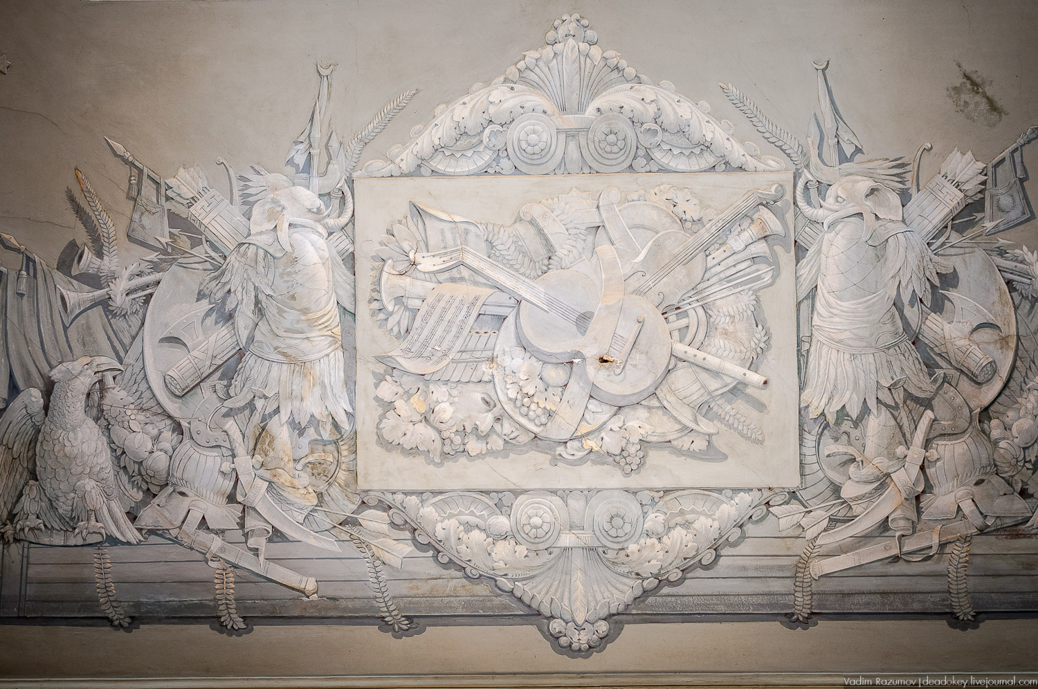 усадьба Братцево, Москва, интерьеры главного дома